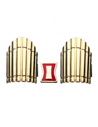 es::Marvel Black Widow Réplica Brazaletes y Pin cinturón