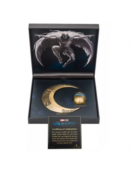 es::Marvel  Réplica Luna Creciente y Escarabajo Moon Knight