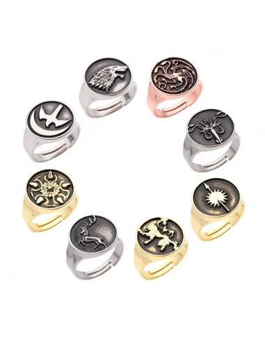es::Juego de Tronos Set de Anillos (8)