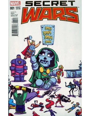 es::Secret Wars 1 (2015) Skottie Young Variant - Marvel Comics USA