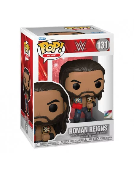 es::WWE Funko POP! Roman Reigns w/Belts 9 cm