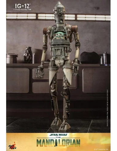 es::Star Wars The Mandalorian Figuras 1/6 IG-12 Hot Toys 36 cm