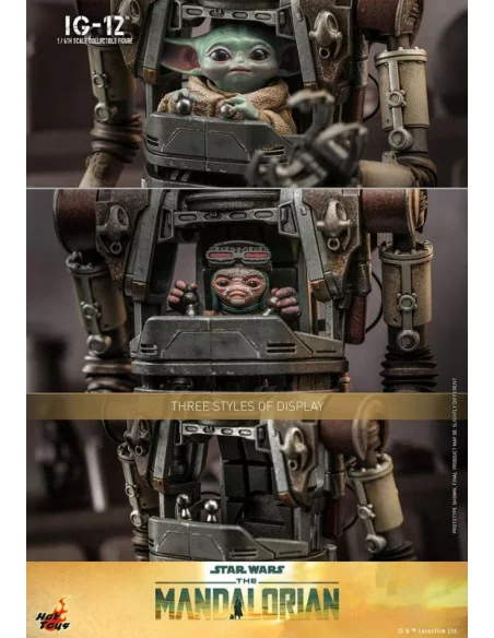es::Star Wars The Mandalorian Figuras 1/6 IG-12 Hot Toys 36 cm