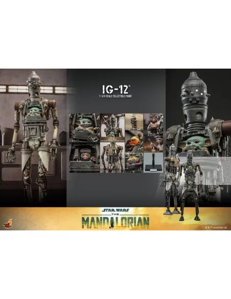 es::Star Wars The Mandalorian Figuras 1/6 IG-12 Hot Toys 36 cm