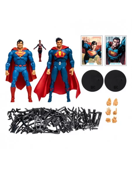 es::DC Multiverse Pack 2 Figuras Superman vs Superman of Earth-3 (Gold Label) 18 cm
