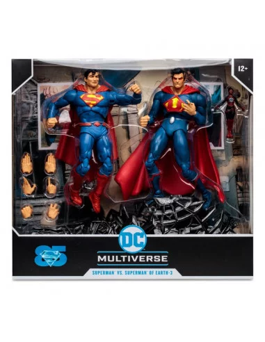 es::DC Multiverse Pack 2 Figuras Superman vs Superman of Earth-3 (Gold Label) 18 cm
