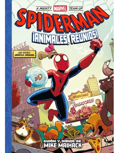 es::A Mighty Marvel Team-Up. Spiderman. ¡Animales, reuníos!