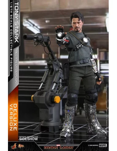 es::Iron Man Figura 1/6 Tony Stark (Mech Test Deluxe Version) Hot Toys 30 cm