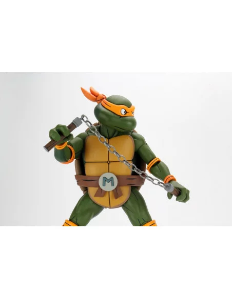 es::Tortugas Ninja Animated Figura 1/4 Giant-Size Michelangelo 38 cm