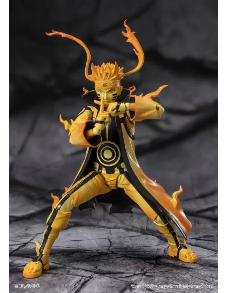 es::Naruto Shippuden Figura S.H. Figuarts Naruto Uzumaki (Kurama Link Mode) 15 cm