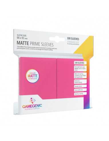 es::Pack Matte Prime Sleeves Pink (100 fundas)