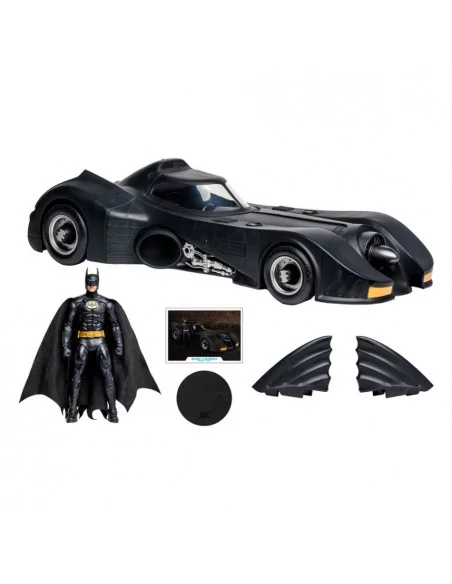 es::DC Multiverse Vehículo y Figura Batman 1989 with Batmobile 18 cm