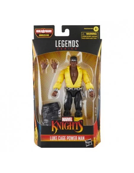 es::Marvel Knights Marvel Legends Figura Luke Cage Power Man (BAF: Mindless One) 15 cm