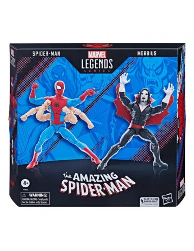 es::The Amazing Spider-Man Marvel Legends Pack de 2 Figuras Spider-Man & Morbius 15 cm