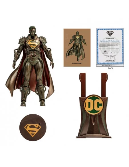 es::DC Multiverse Figura Superboy Prime (Patina) (Gold Label) 18 cm