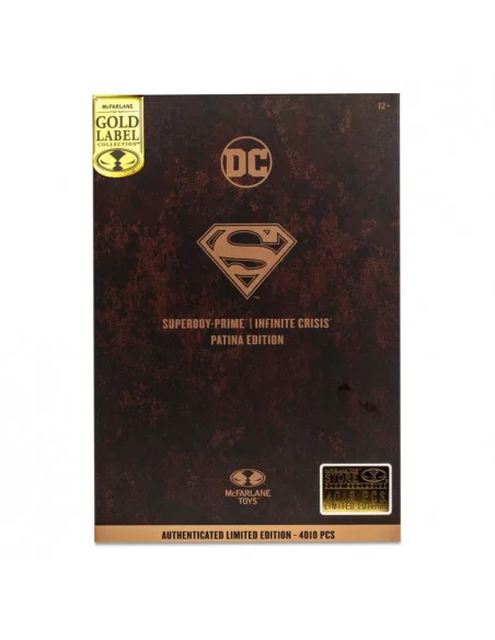 es::DC Multiverse Figura Superboy Prime (Patina) (Gold Label) 18 cm