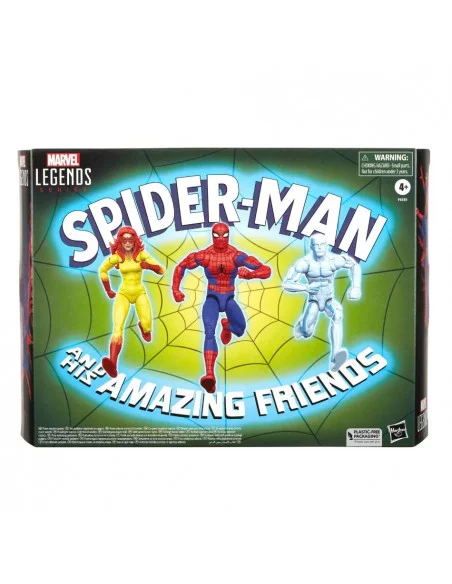 es::Marvel Legends Spider-Man & His Amazing Friends Pack de 3 Figuras 15 cm 
