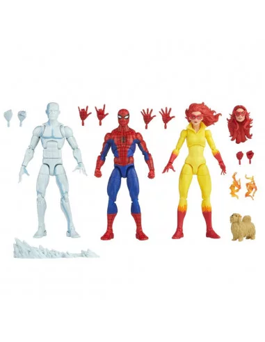 es::Marvel Legends Spider-Man & His Amazing Friends Pack de 3 Figuras 15 cm