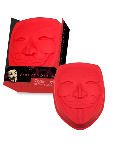 es::V de Vendetta Máscara - Molde de silicona para horno