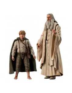 es::El Señor de los Anillos Select Pack Figuras Saruman y Sam 18 cm