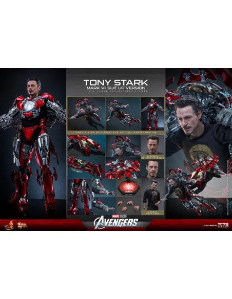 es::Los Vengadores Figura 1/6 Tony Stark (Mark VII Suit-Up Version) 31 cm