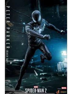 es::Marvel's Spider-Man 2 Figura Video Game Masterpiece 1/6 Peter Parker (Black Suit) Hot Toys 30 cm