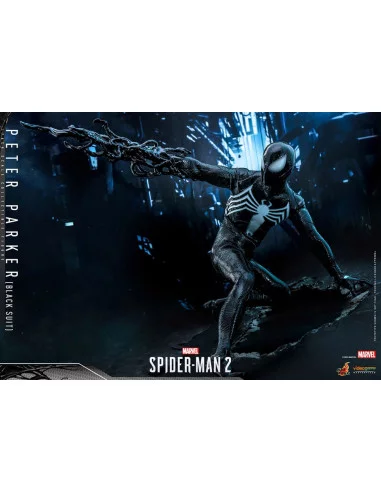 es::Marvel's Spider-Man 2 Figura Video Game Masterpiece 1/6 Peter Parker (Black Suit) Hot Toys 30 cm