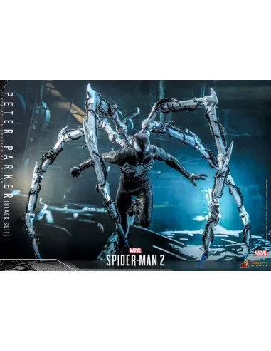 es::Marvel's Spider-Man 2 Figura Video Game Masterpiece 1/6 Peter Parker (Black Suit) Hot Toys 30 cm