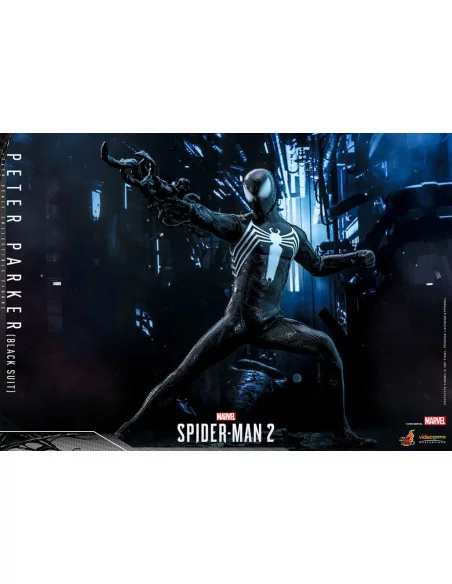 es::Marvel's Spider-Man 2 Figura Video Game Masterpiece 1/6 Peter Parker (Black Suit) Hot Toys 30 cm