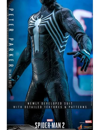 es::Marvel's Spider-Man 2 Figura Video Game Masterpiece 1/6 Peter Parker (Black Suit) Hot Toys 30 cm