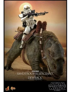 es::Star Wars IV Pack de 2 Figuras 1/6 Sandtrooper Sergeant & Dewback Hot Toys 30 cm 2