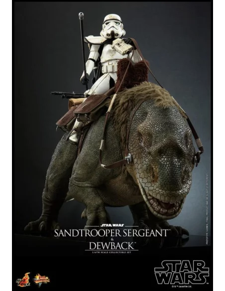 es::Star Wars IV Pack de 2 Figuras 1/6 Sandtrooper Sergeant & Dewback Hot Toys 30 cm