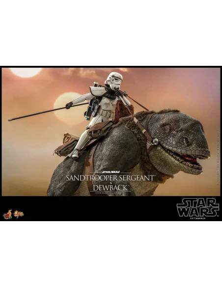 es::Star Wars IV Pack de 2 Figuras 1/6 Sandtrooper Sergeant & Dewback Hot Toys 30 cm