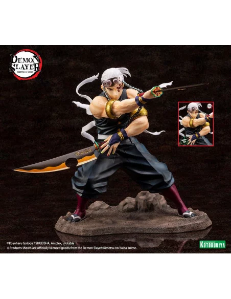 es::Demon Slayer: Kimetsu no Yaiba Estatua ARTFXJ 1/8 Tengen Uzui Bonus Edition 23 cm