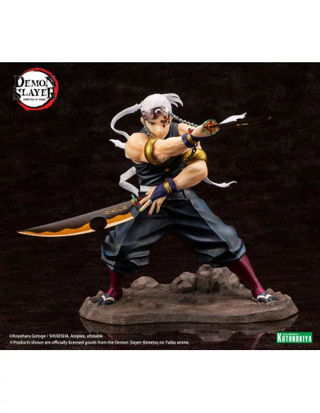 es::Demon Slayer: Kimetsu no Yaiba Estatua ARTFXJ 1/8 Tengen Uzui Bonus Edition 23 cm