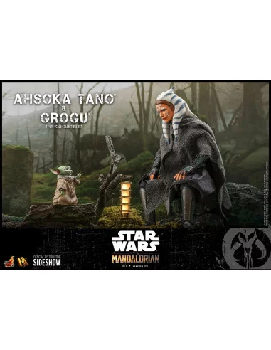 es::Star Wars The Mandalorian Figuras 1/6 Ahsoka Tano y Grogu Hot Toys 29 cm