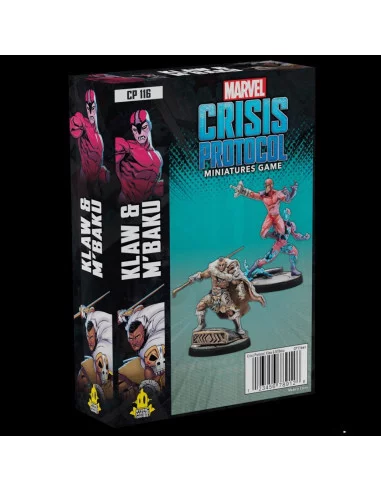 es::Marvel Crisis Protocol: Klaw and M’Baku (Inglés)