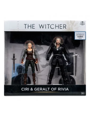 es::The Witcher Figuras Geralt y Ciri (Netflix Season 3) 18 cm