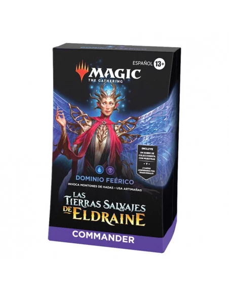 es::Magic the Gathering Wilds of Eldraine: Dominio Feérico. Mazo de Commander (En castellano)
