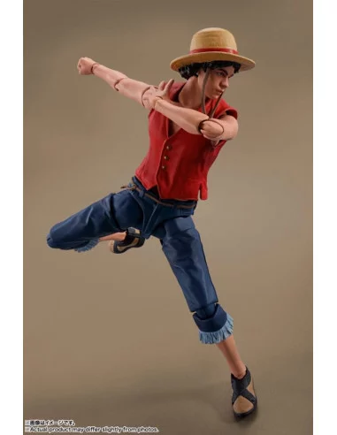 es::One Piece Figura S.H. Figuarts Monkey D. Luffy (Netflix) 14 cm