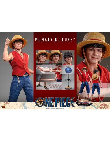 es::One Piece (Netflix) Figura 1/6 Monkey D. Luffy Hot Toys 31 cm