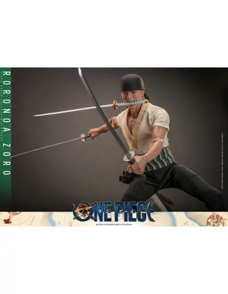 es::One Piece (Netflix) Figura 1/6 Roronoa Zoro Hot Toys 31 cm es::One Piece (Netflix) Figura 1/6 Roronoa Zoro Hot Toys 31 cm