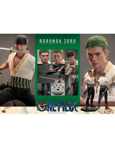 es::One Piece (Netflix) Figura 1/6 Roronoa Zoro Hot Toys 31 cm