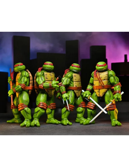 es::Tortugas Ninja (Mirage Comics) Pack de 4 Figuras Leonardo, Raphael, Michelangelo, & Donatello 18 cm
