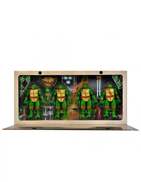 es::Tortugas Ninja (Mirage Comics) Pack de 4 Figuras Leonardo, Raphael, Michelangelo, & Donatello 18 cm