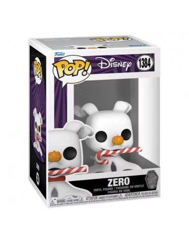 es::Pesadilla antes de Navidad 30th Funko POP! Zero w/Candy Cane 9 cm