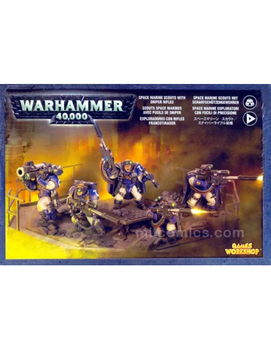 es::Exploradores Marines Espaciales con rifles de francotirador - Warhammer 40,000