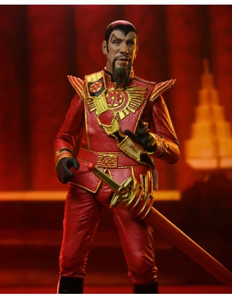 es::Flash Gordon (1980) Figura Ultimate Ming (Red Military Outfit) 18 cm