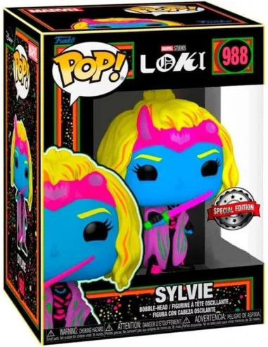 es::Marvel Funko POP! Sylvie (Blacklight) 9 cm