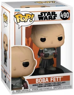 es::Star Wars Mandalorian Funko POP! Boba Fett w/o helmet Exclusive 9 cm 2
